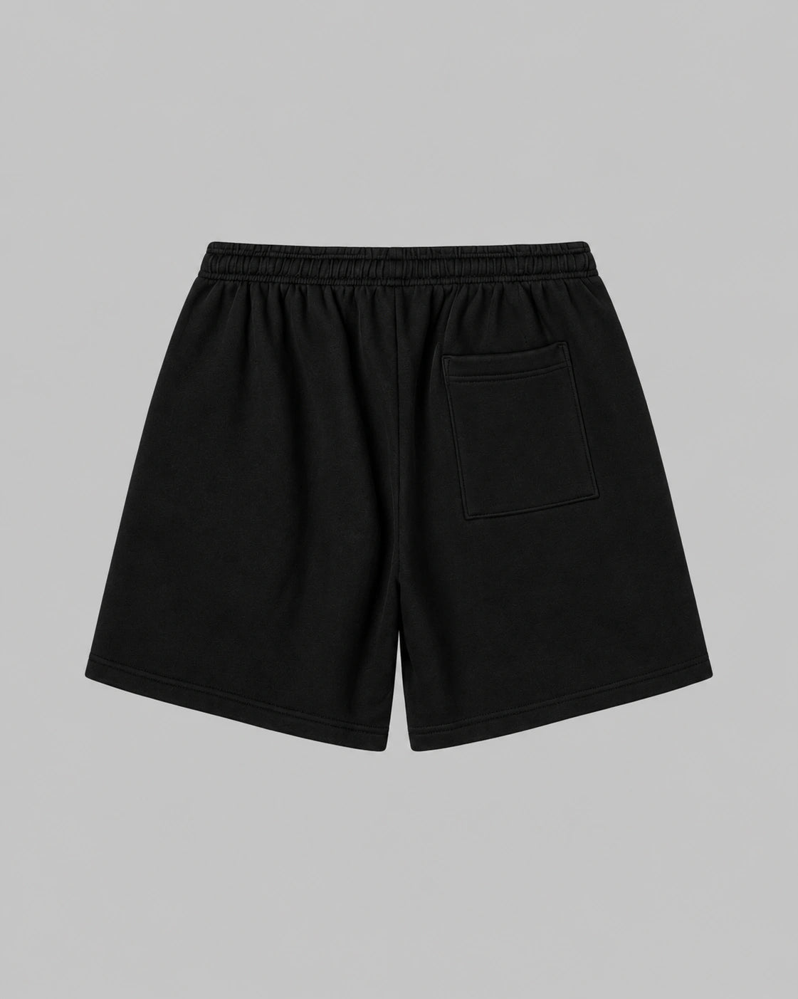 380 DRAWSTRING SWEATSHORTS - JET BLACK
