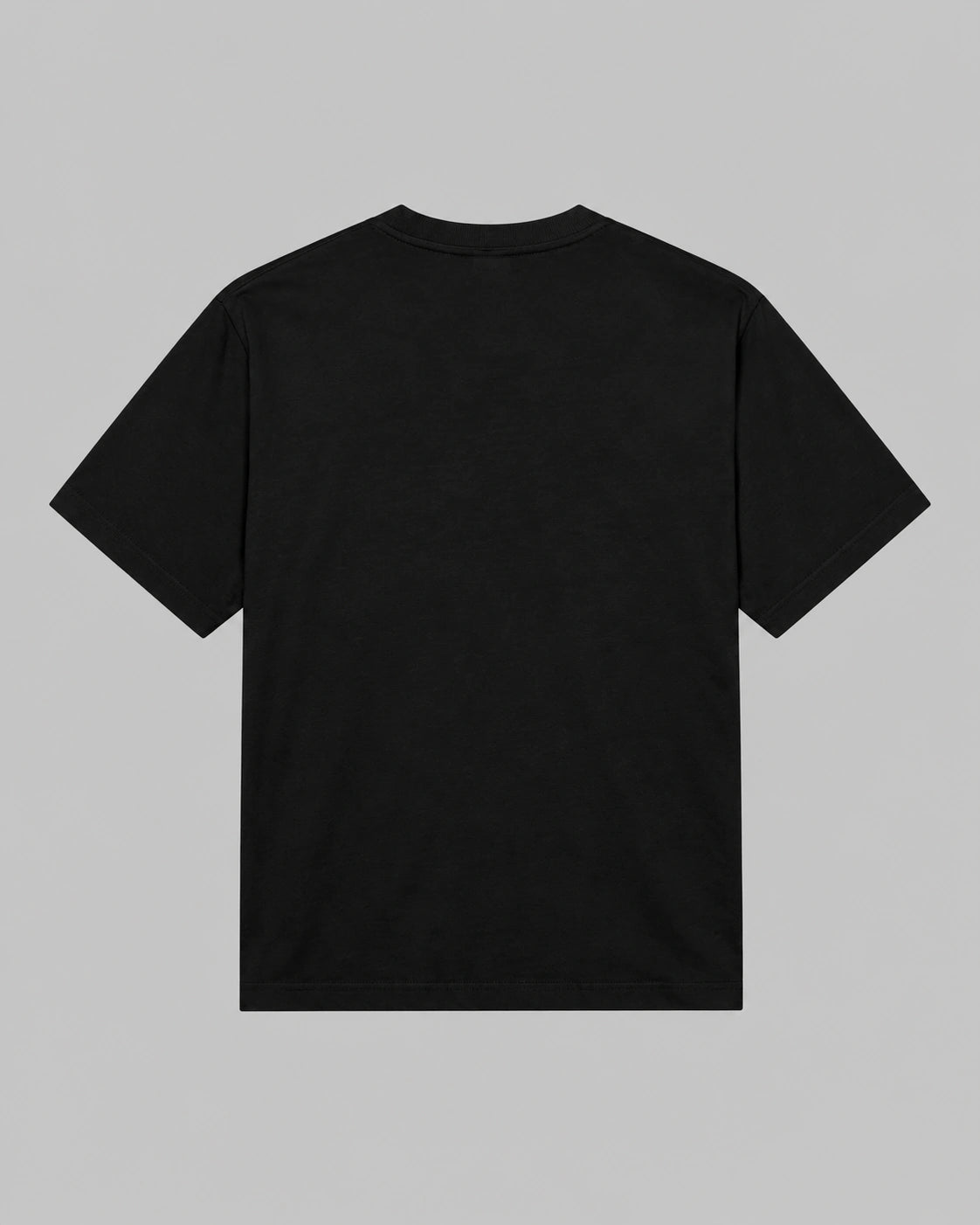 220 DROP TEE - JET BLACK
