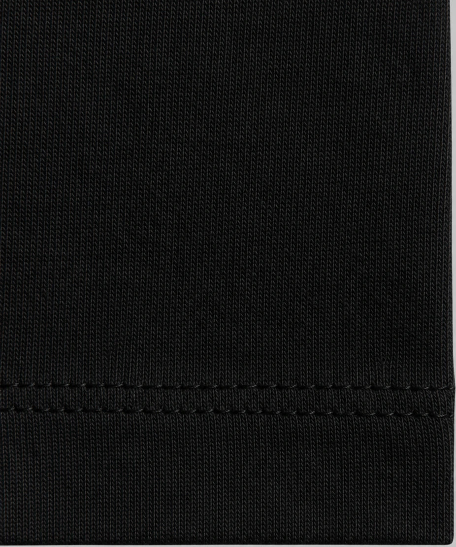 220 DROP TEE - JET BLACK