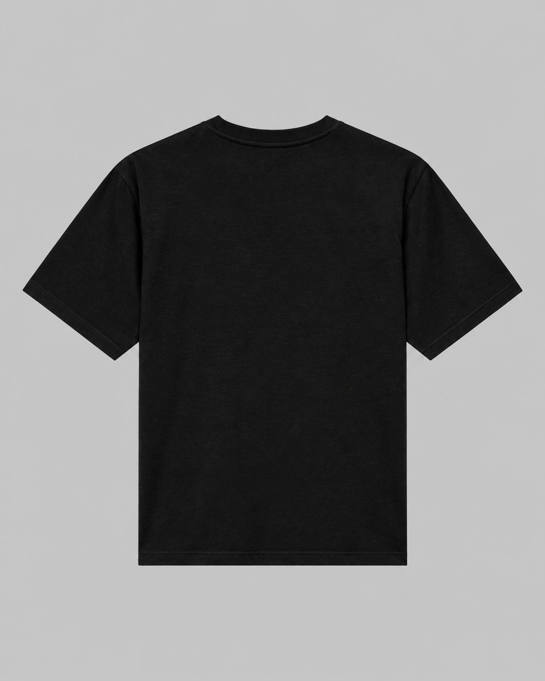 230 RELAXED DROP TEE - JET BLACK