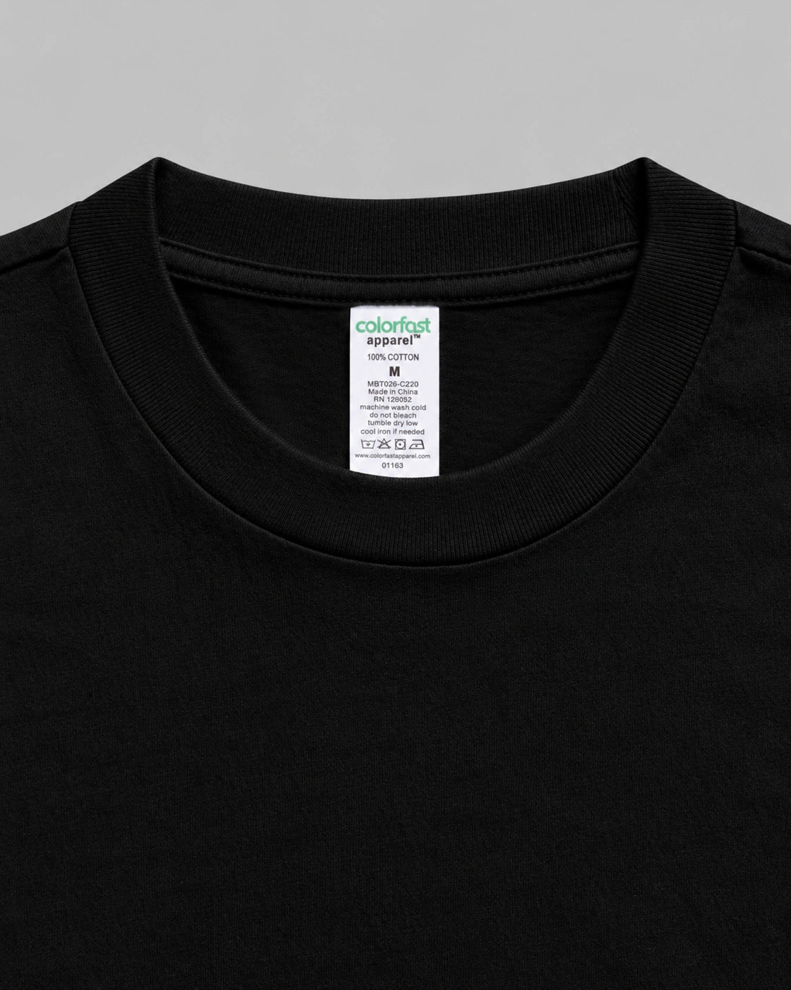 220 LONG SLEEVE TEE - JET BLACK