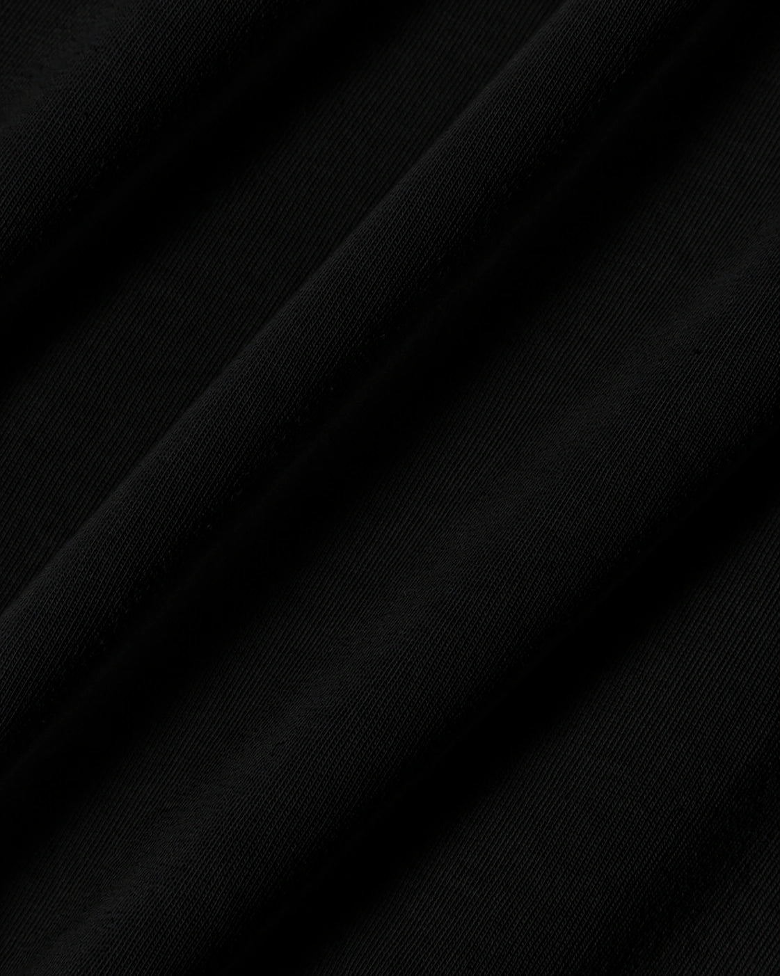 230 RELAXED DROP TEE - JET BLACK
