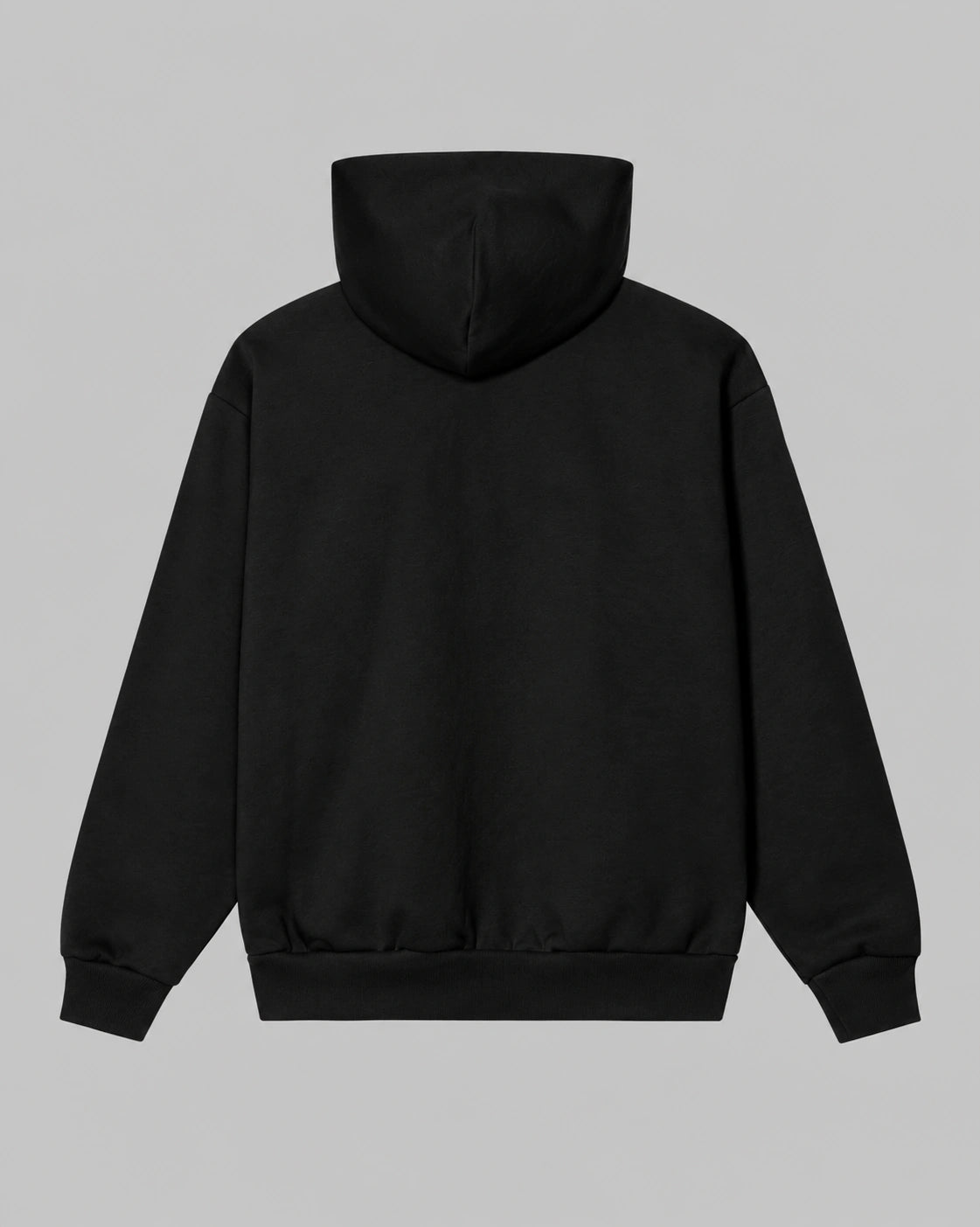 470 ZIP UP HOODIE - JET BLACK